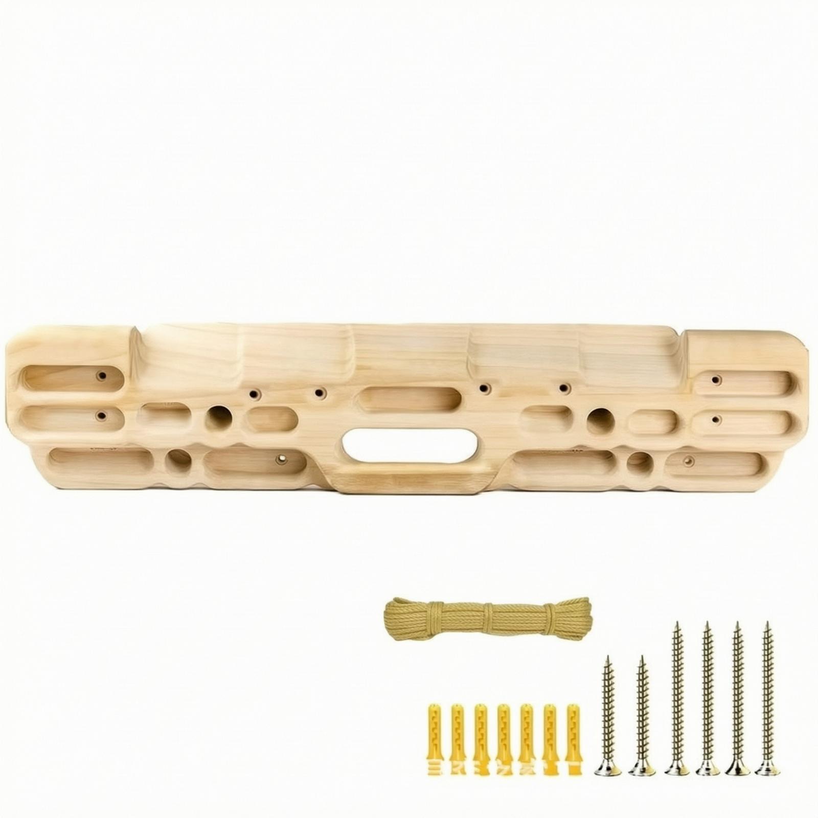 Home Gym Routine - Wandmontage hangboard voor klimmen | Esdoornhout,