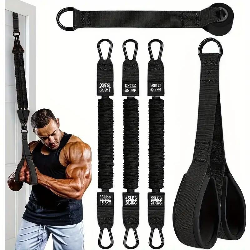 Home Gym Routine - Resistance Bands Set Triceps Touw Home