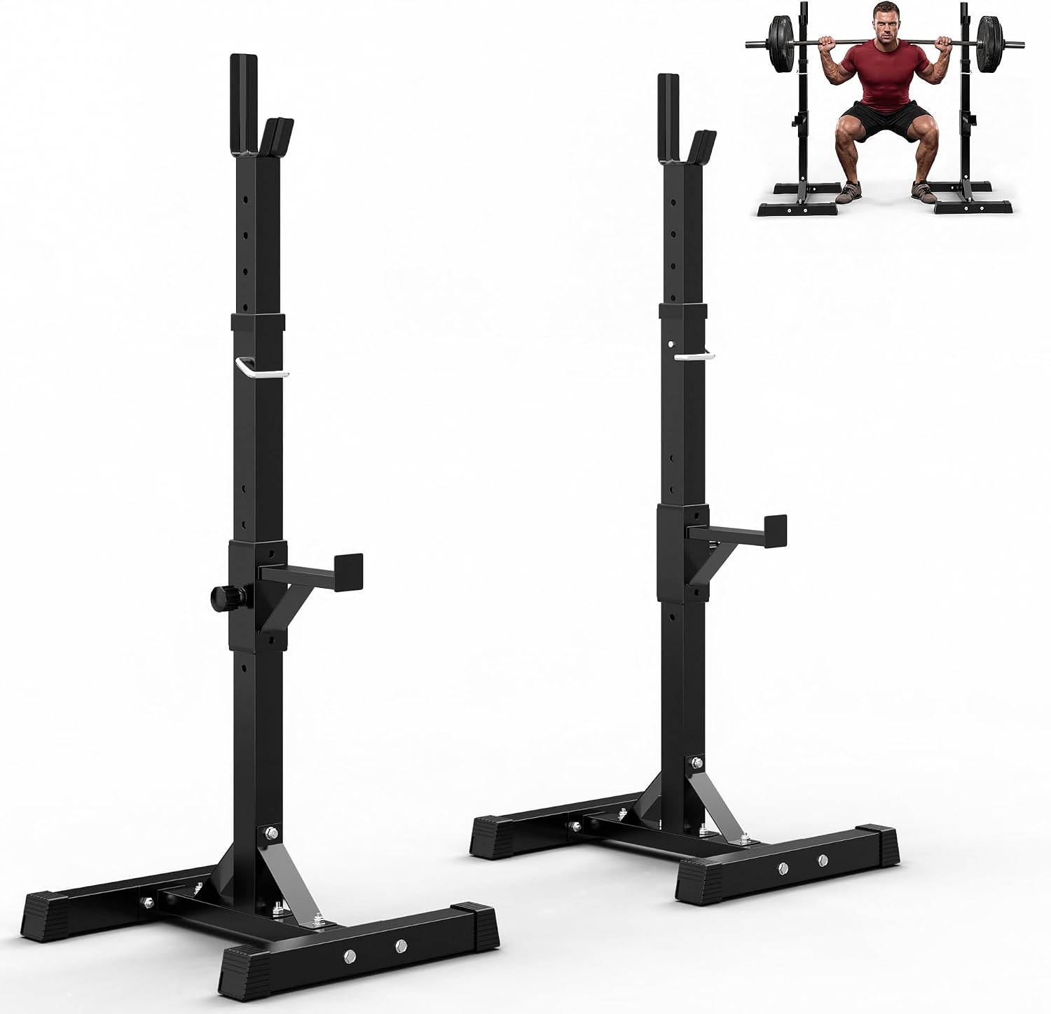 Verstelbare Squat Rack Stands  - Home Gym Portable recensie en prijs
