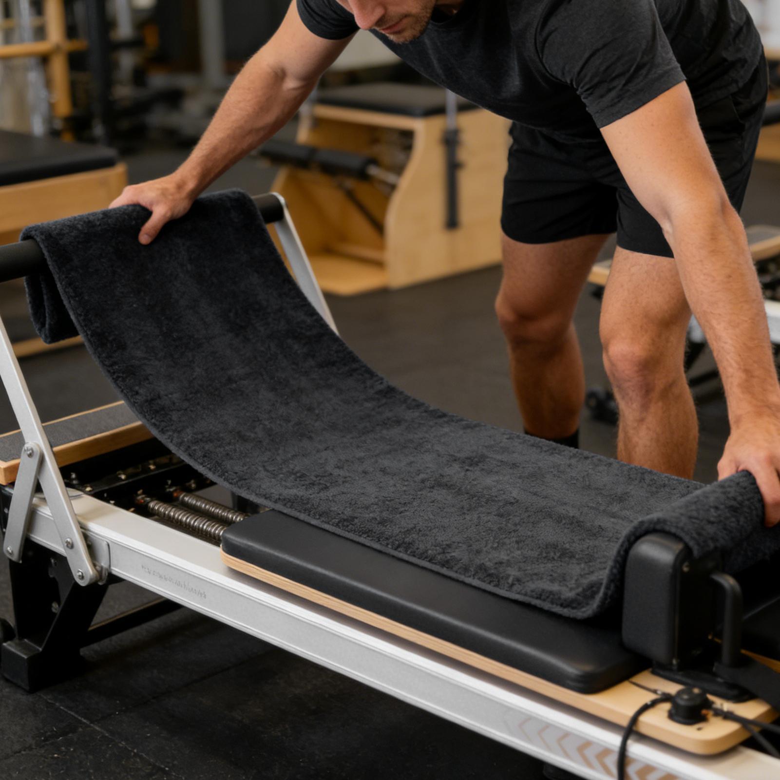 Microvezel Gymhanddoeken met r - Home Gym Routine recensie en prijs